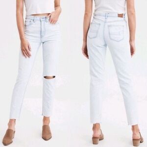 AEO | Distressed White Wash Denim Jeans